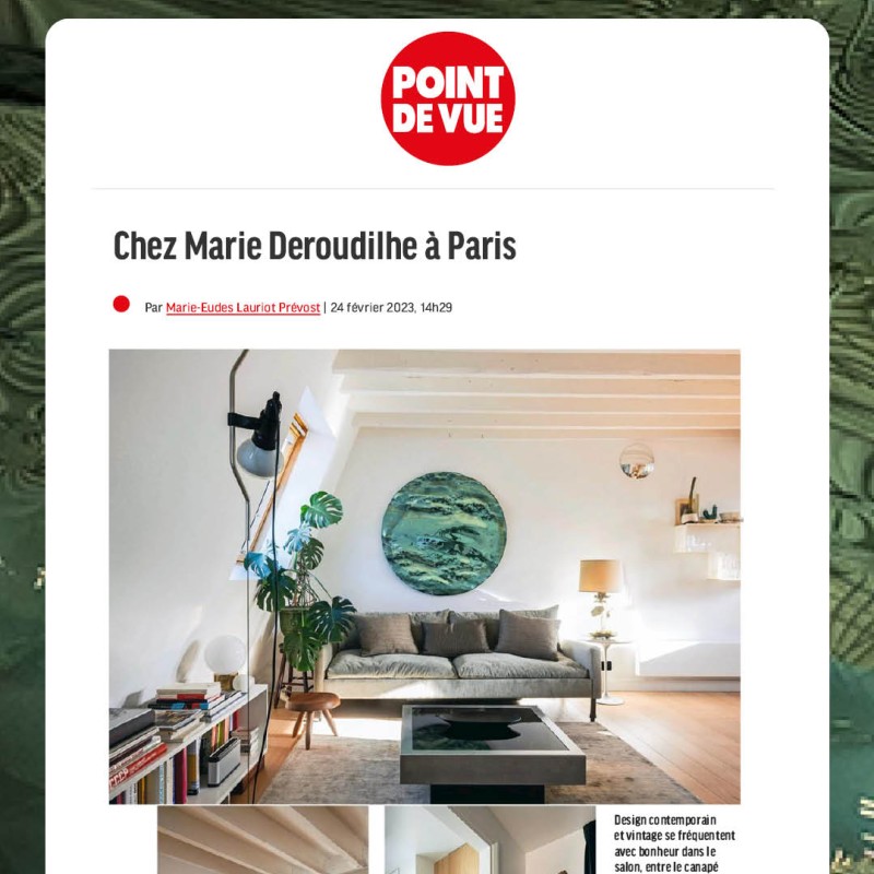 Point de Vue - Chez Marie Deroudilhe à Paris